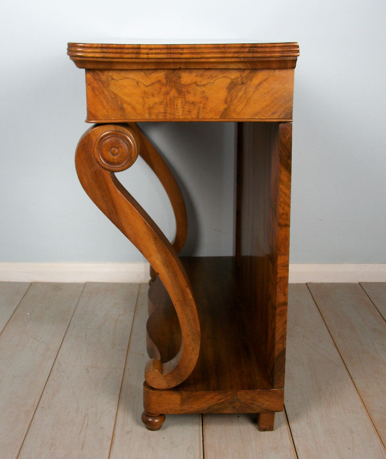 A Fine 19th Century French Walnut Console Table